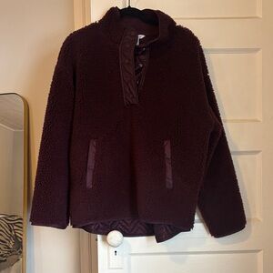 Athleta Deep Burgundy Jacket